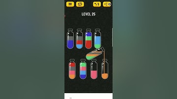 Soda Sort Puzzle Color Water Game Level 25 26 27 28 29 30 WalkThrough Solution Gameplay