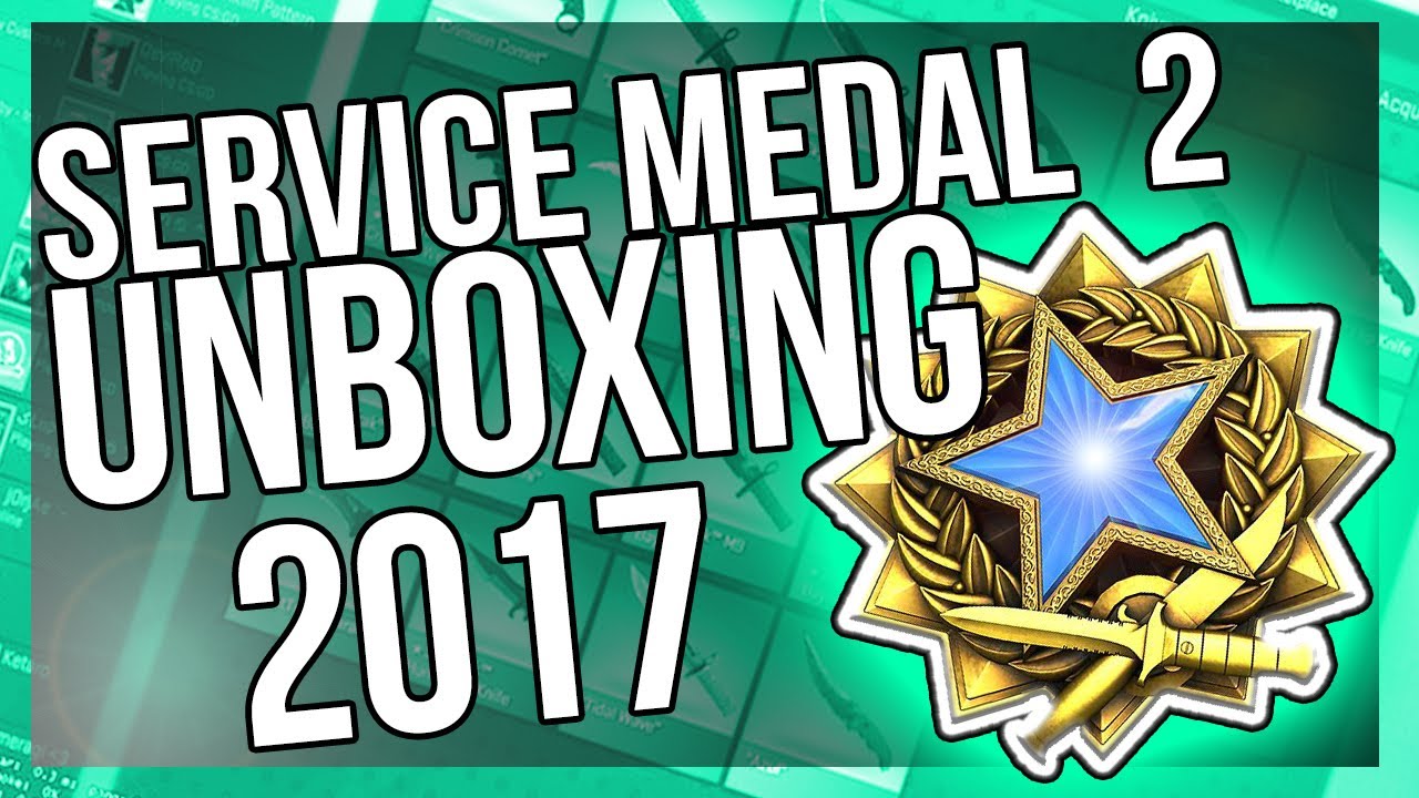 how to get cs go service medal