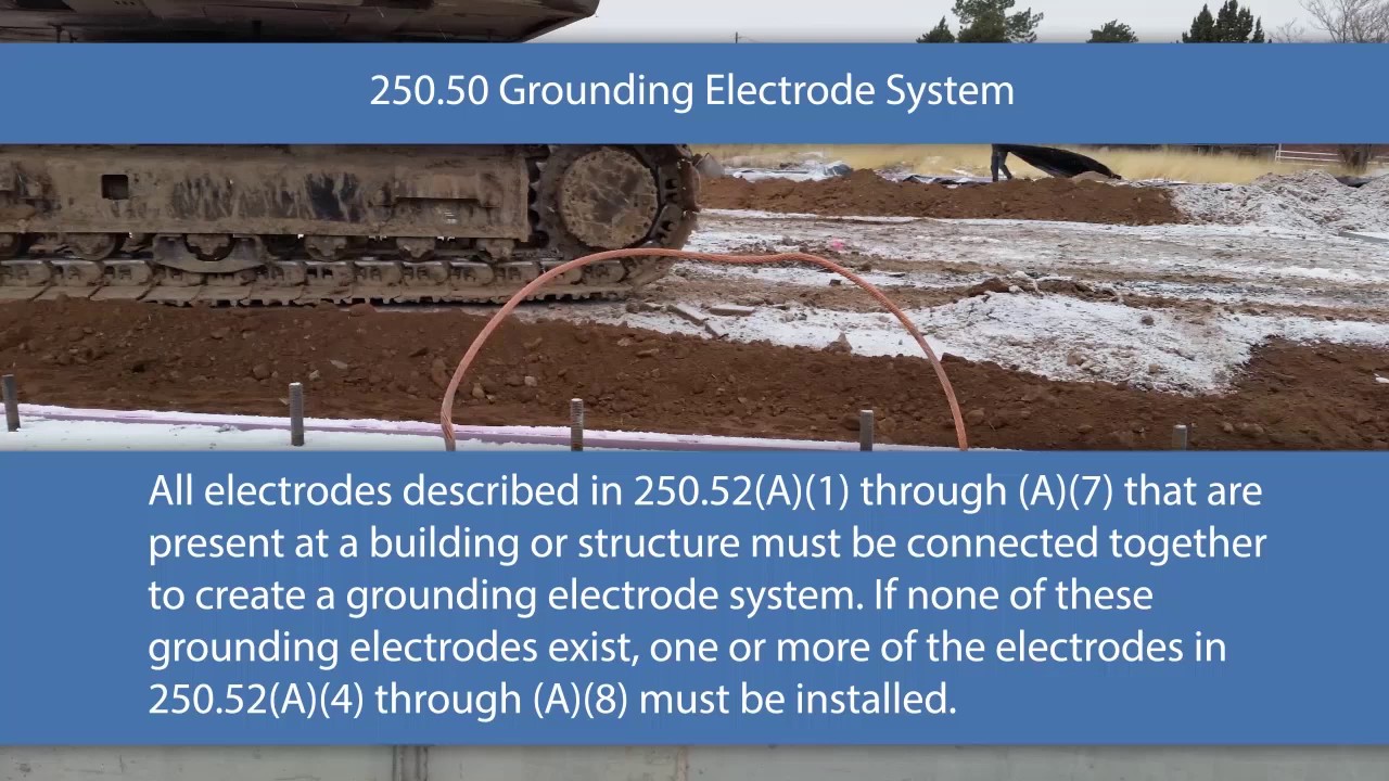 Types of Grounding Electrodes YouTube