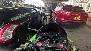 Getting A Push from Imran ZX10R 2022.. From Ngong' Road To Ngara