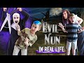 The evil nun horror game in real life funhouse family
