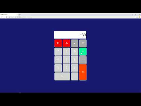 Html javascript計算機範例