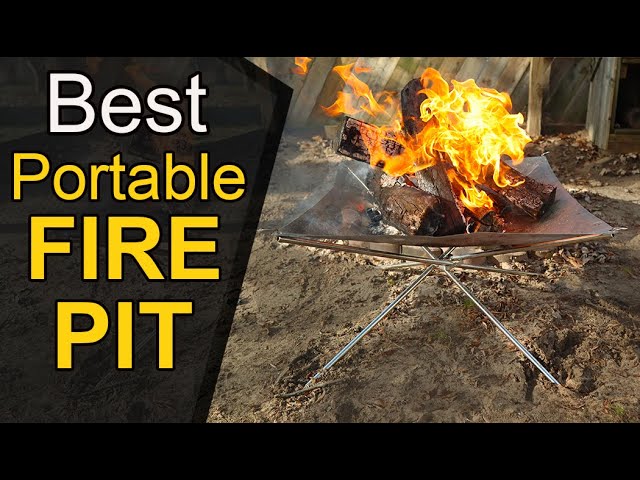 Fire Pit That S Portable For Car Camping Backyard Or Van Life Youtube