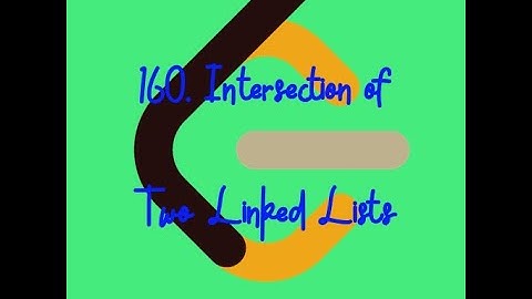 160. Intersection of Two Linked Lists Leetcode June Challenge 2022