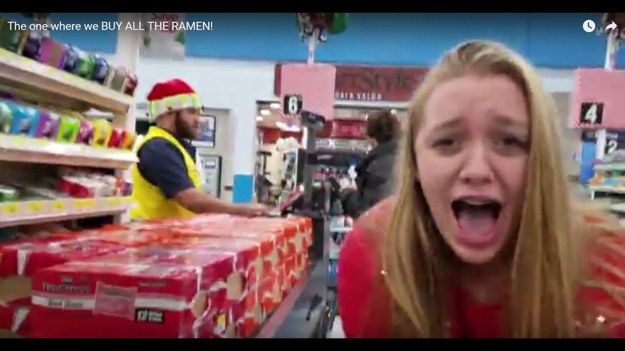 The one where we BUY ALL THE RAMEN NOODLES! - YouTube