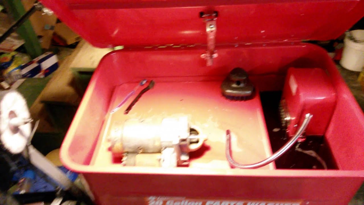 20 gallon parts washer review. YouTube