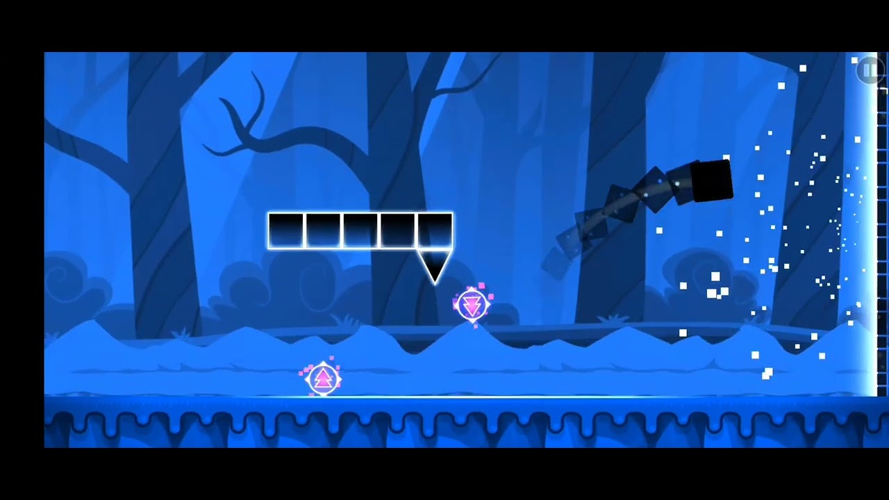 making a geometry dash level - YouTube
