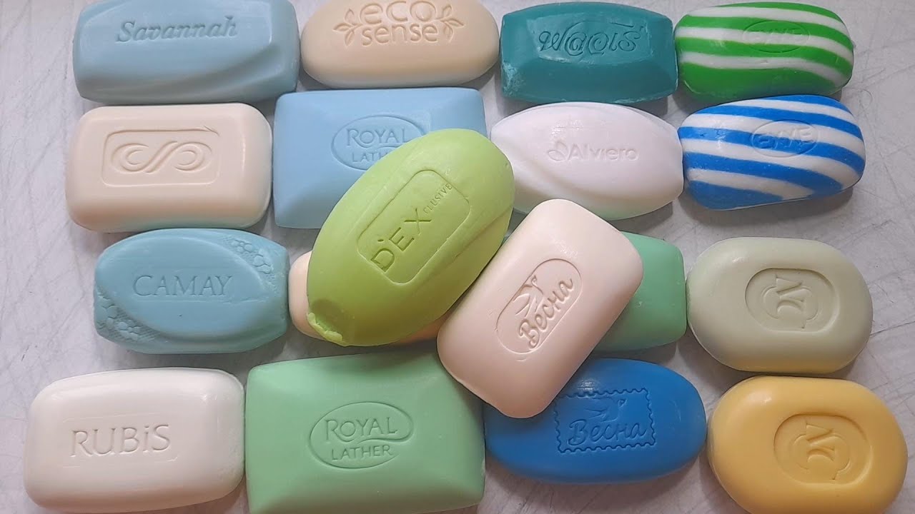 ASMR BLUE COLOR SOAP SET OPENING. SPECIAL SOUND. SUBSCRIBE! KISS! YouTube