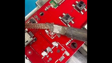 desoldering and soldering push button #shorts #clip