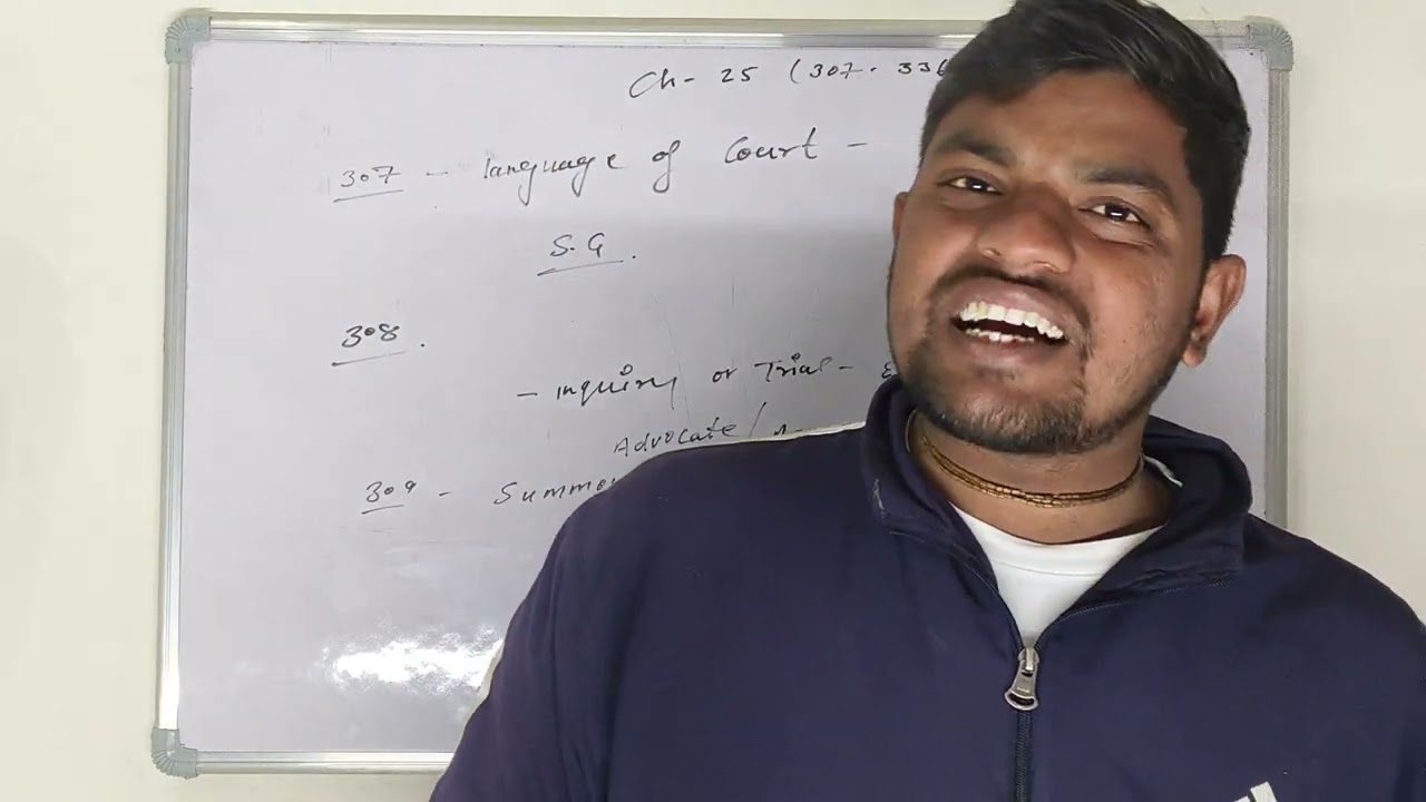 General Provisions as to Inquiries and Trial ch-26 (307-336) L-31 of BNSS legal pathshala by Mahesh 