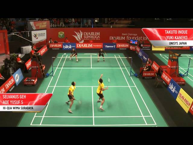 Ade Yusuf S/Selvanus Geh (HI QUA WIMA SURABAYA) VS  Takuto Inoue/Yuki Kaneko (UNISYS JAPAN) class=