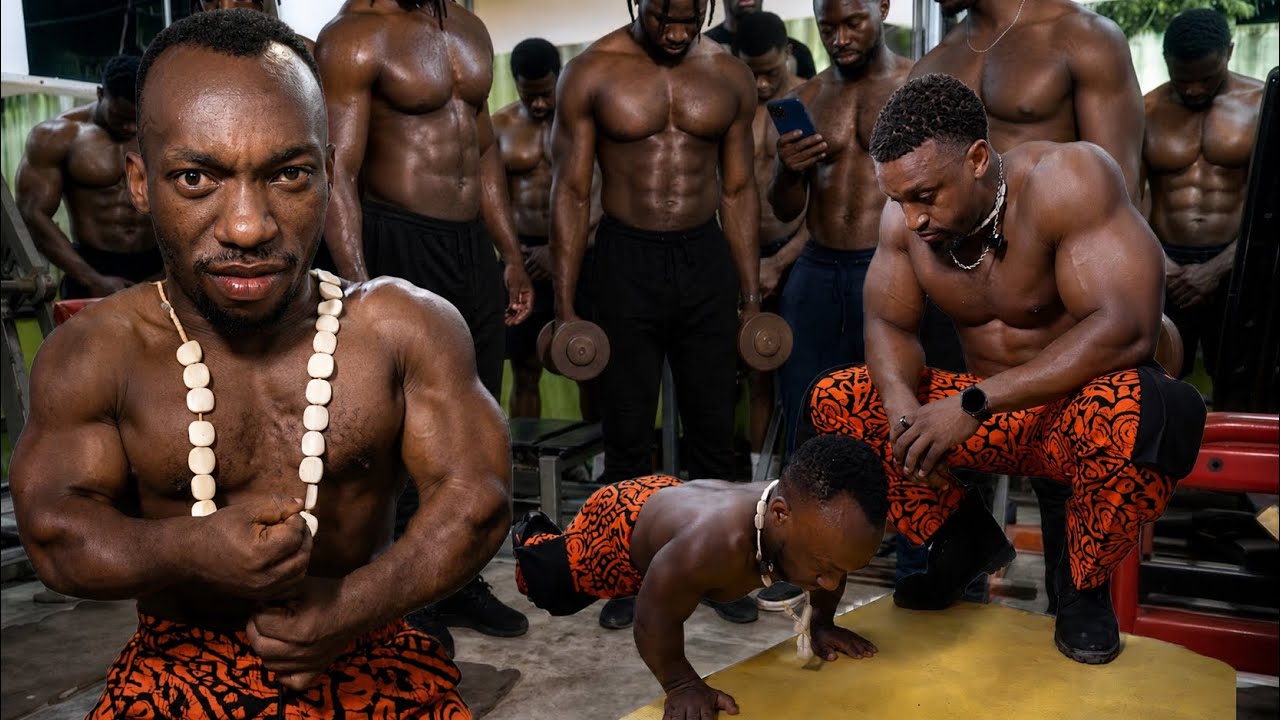 Ashton Small & Ashton Hall Workout In Village Gym | Kagara na Ashton Hall muri gym
