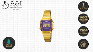 Jam Tangan Casio Original Wanita LA-670WGA-6