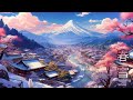 Spring Snow Zen ❄️ Calm Shakuhachi &amp; Koto Music | Relaxing Temple Bells [12HR] 春の雪・禅 Vol.97