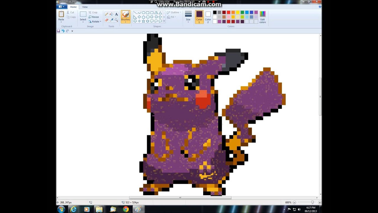 Dark Pikachu Sprite