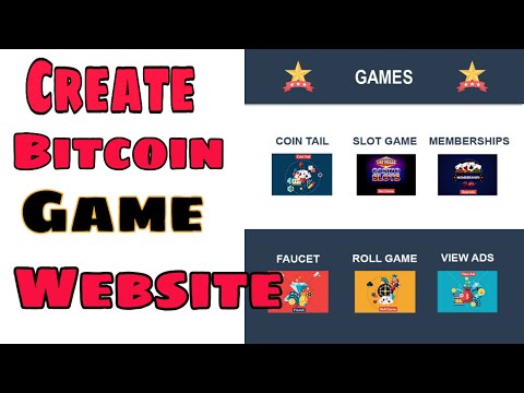 How Create Crypto Games Bitcoin Gambling Website And Earn Money Online