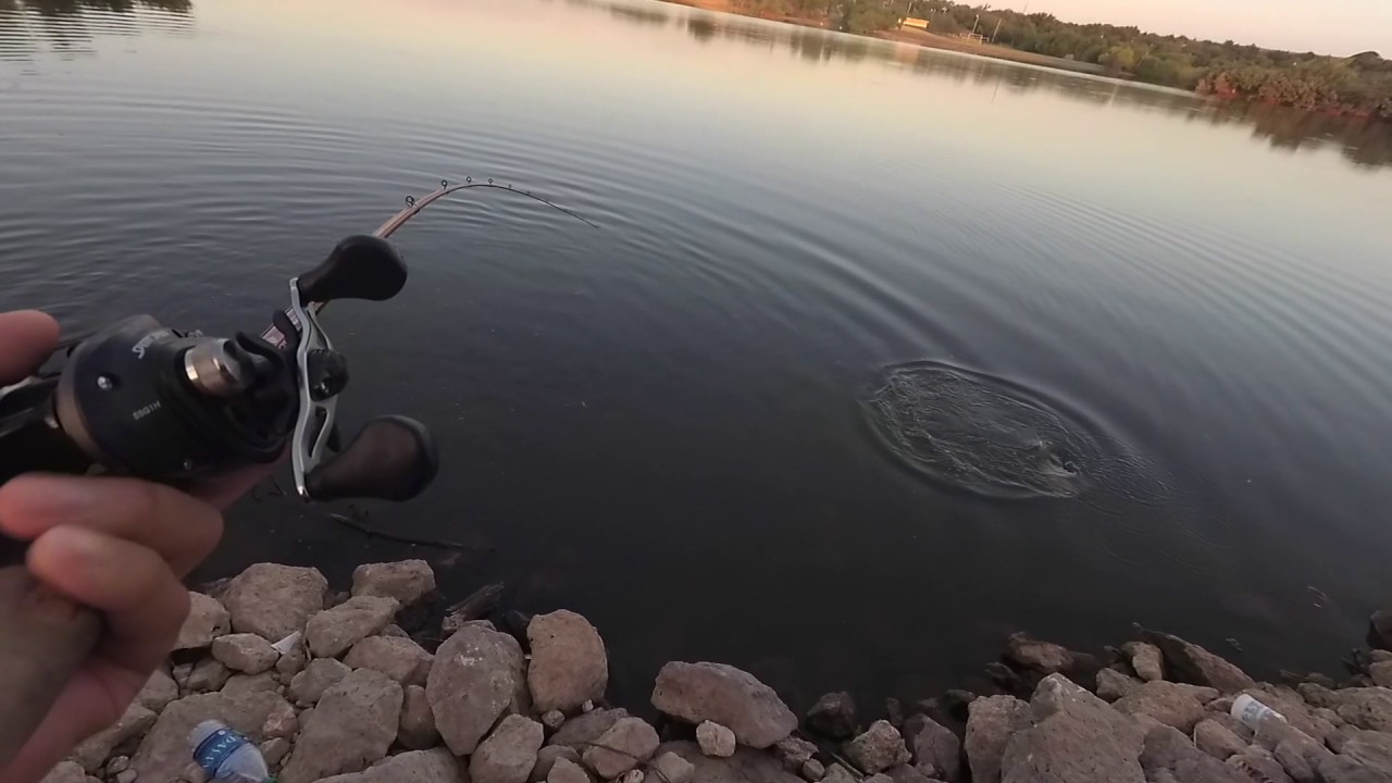 Big Spring, TX Bass Fishing - Wacky Rig
