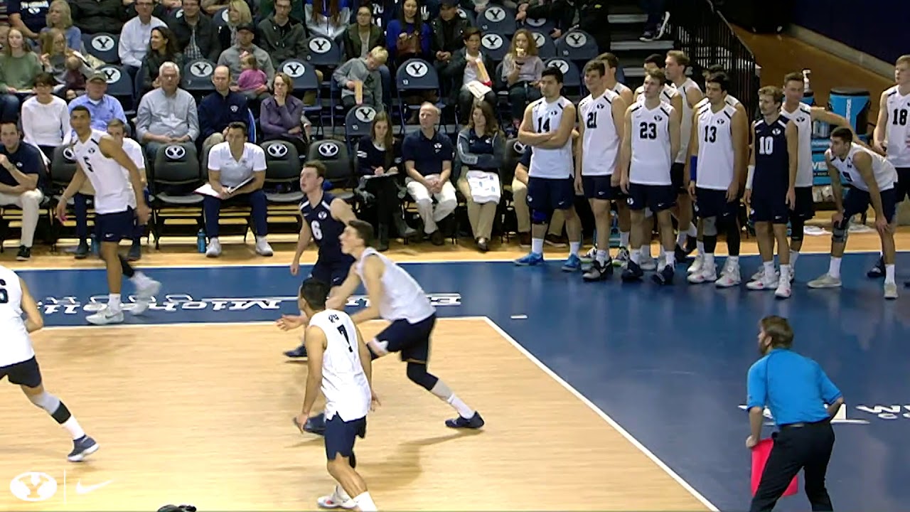 Men's Volleyball - BYU vs Ball State - January 12, 2019 - YouTube