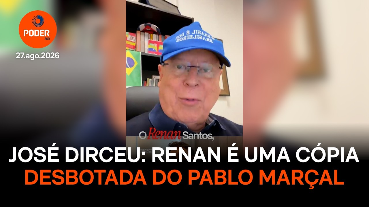 Renan é uma cópia desbotada do Pablo Marçal, diz José Dirceu