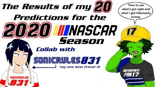 The Results of My 20 Predictions for the 2020 NASCAR Season