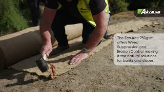EcoJute™ Mulch Matting - a Weed Suppression Solution
