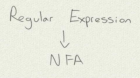 How to convert a regular expression to NFA