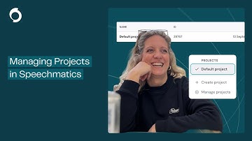 Inside the Speechmatics Portal: Managing Multiple AI Projects with Ease