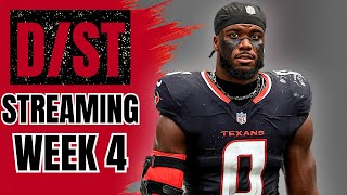 Week 4 Fantasy Football Defensive Matchups (5 Best D/ST To Stream Week 4)