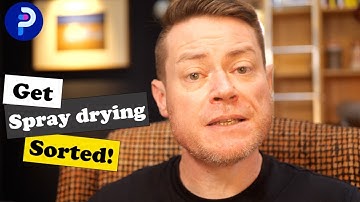 What is spray drying?