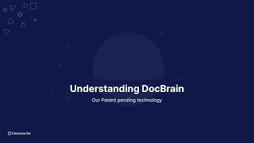 Enterprise Bot Docbrain Introduction Video (Autonomous Chatbot builder for Enterprises)