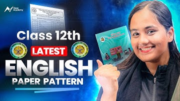 English New Paper Pattern|Latest Release|Class 12|HSC| Fully Explained @shafaque_naaz