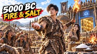 Full Multi | 💥 Lost in 5000 BC, He Unlocks a Warehouse System and Builds a Tribe with Fire & Salt! Guide