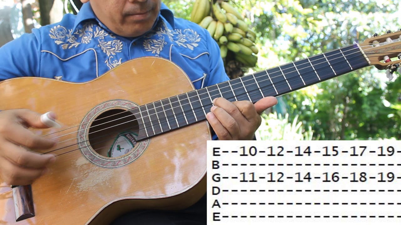 Escala de Re mayor a dos cuerdas - 14 formas diferentes para hacer la misma escala - Hermelando