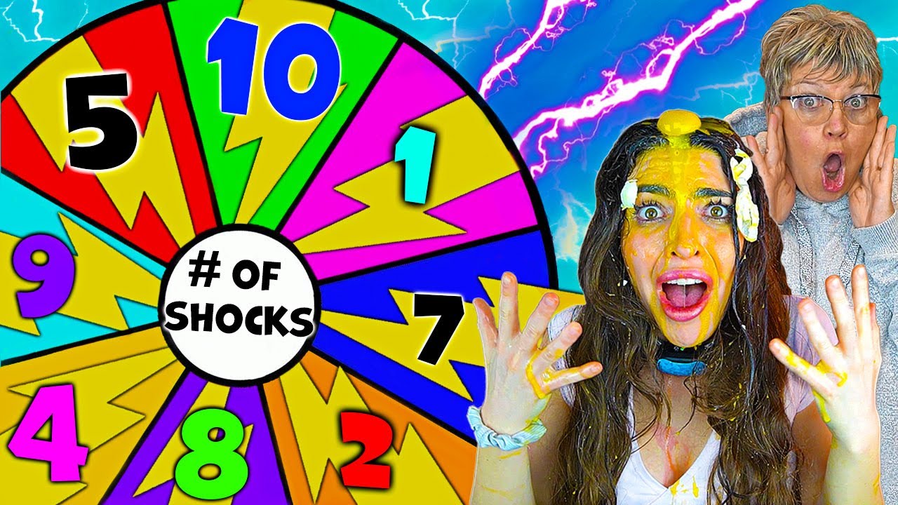 SHOCK COLLAR ROULETTE⚡ *SPIN THE WHEEL CHALLENGE* (SHOCKING) YouTube