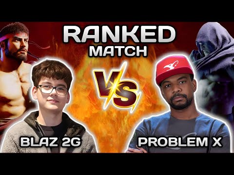 SF6 ▰ Blaz ( Ryu ) VS Problem X ( M Bison ) Full Game  ▰ High Level Gameplay