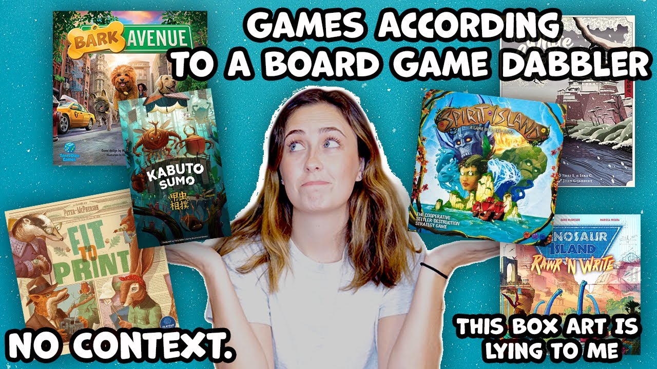 Guessing What Board Games Are About Based on the Box Art Alone!