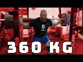 360kg SQUAT AT THORS GYM! Day 13