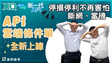 Python API雲端條件單停損停利教學 | 新一代API x XQ的化學反應(2-1) | 新一代API | XQ程式交易