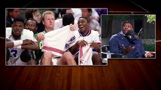 Georgetown HC Patrick Ewing on Larry Bird's Trash Talking | The Dan Patrick Show | 3/30/18