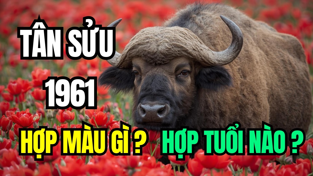 Tuổi Tân Sửu, sinh năm 1961, Hợp Màu gì? Kỵ Màu gì. Hợp Tuổi Nào ? Theo Tam Hợp Lục Hợp Tứ Hành Xung