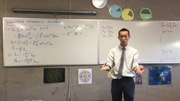 Evaluating Recurrence Relations (3 of 4: Using Recurring Pattern to group Relation in a series)