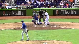 2012/04/18 Garza strikes out Murphy
