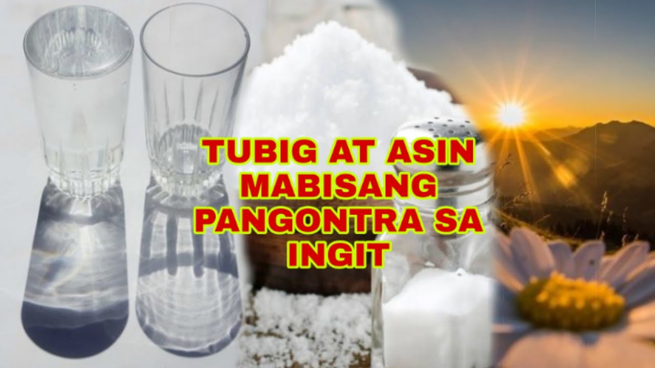 TUBIG AT ASIN MABISANG PANGONTRA SA INGIT Apple Paguio7 YouTube