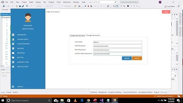 Student Violation System | Part 12. Change Old Password