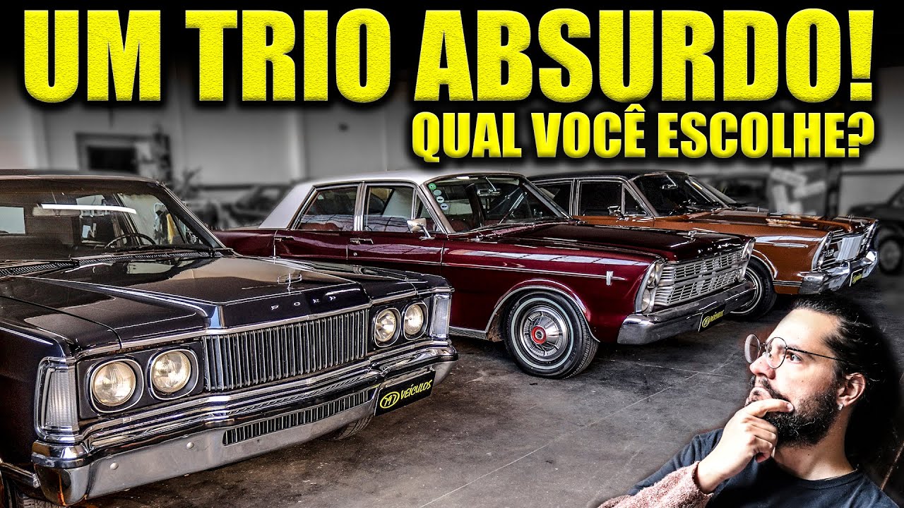 CARROS ANTIGOS Á VENDA! QUAL VOCÊ ESCOLHERIA? Ford GALAXIE / LANDAU!