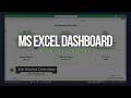 Microsoft Excel Interactive Dashboard | Job Market Overview | Data Visualization Project