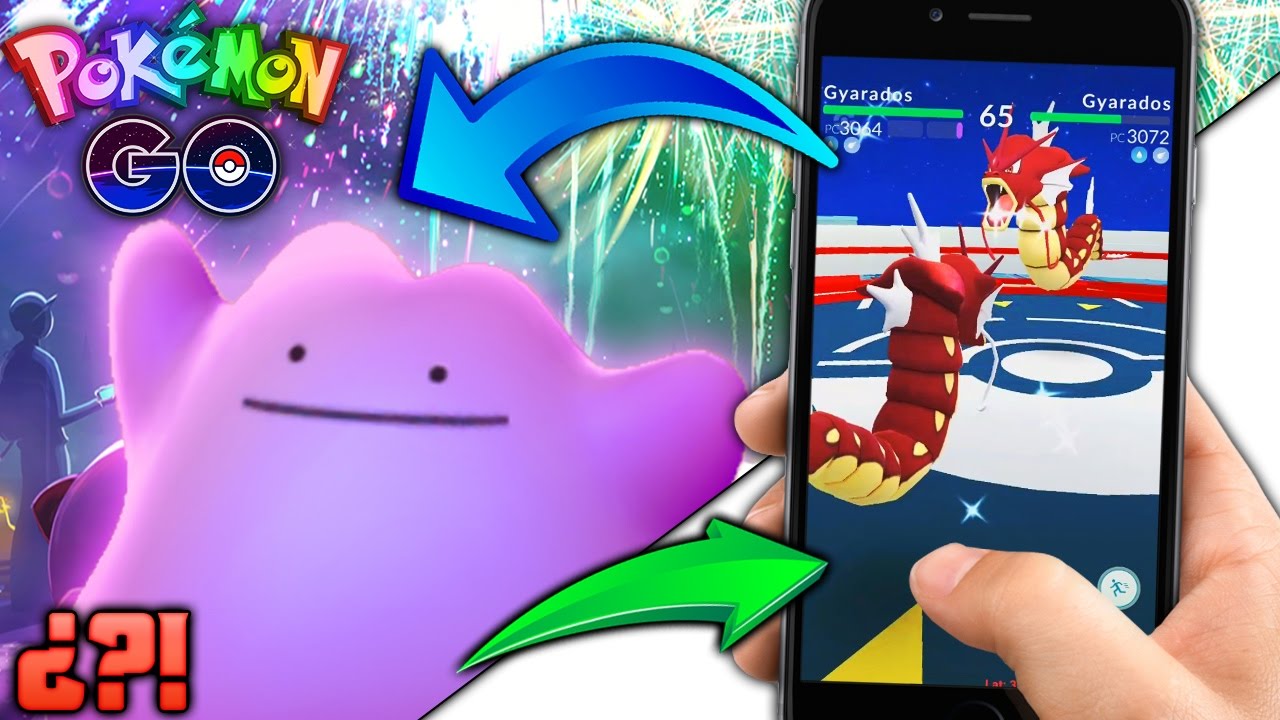 Pokemon GO ¿¡LA TRANSFORMACION DE DITTO A GYARADOS SHINY!? Gyarados ...