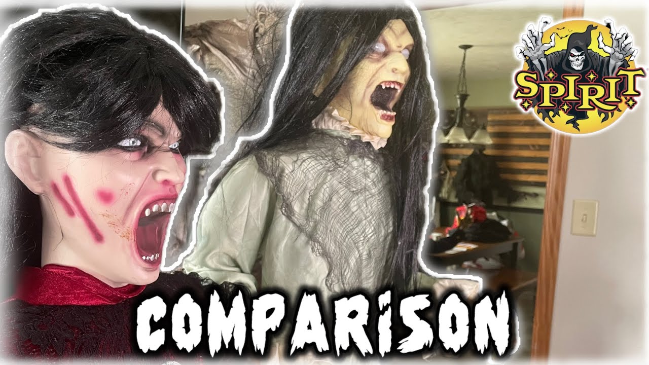 COMPARING Spirit Halloweens Back Bend Bonnie VS Spirit Halloweens Broken Spine Girl | WHOS BETTER?