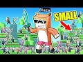 100 Tiny Players Beating Minecraft!