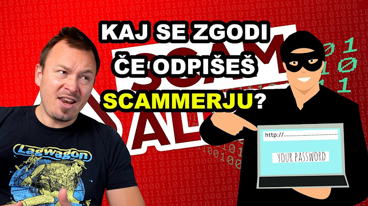 Kaj se zgodi če odpišeš SCAMMERJU?